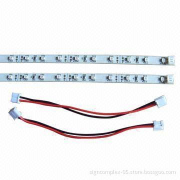 Rigid LED Strips with 30 x Super-bright SMD5050 LEDs, 2.4W for Single Color and 7.2W for RGB Power